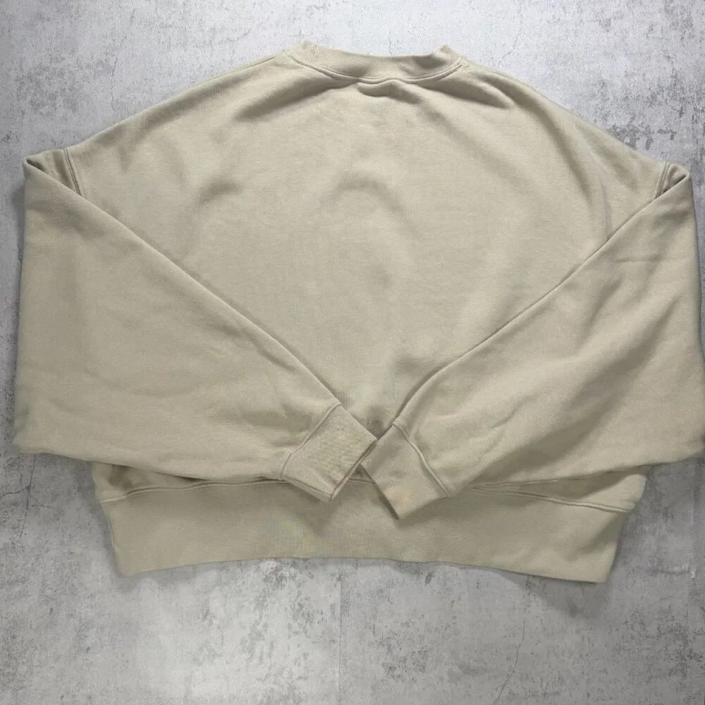Nike Crewneck Sweatshirt Small Beige